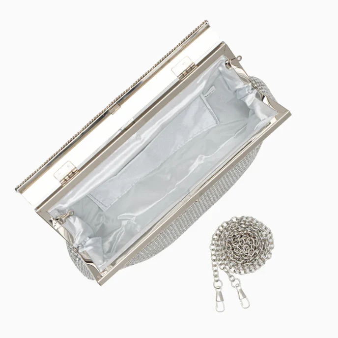 Luxury Glamour Diamond Clutch Bag - Sparkling Evening Bag for Special Occasions - Image 4