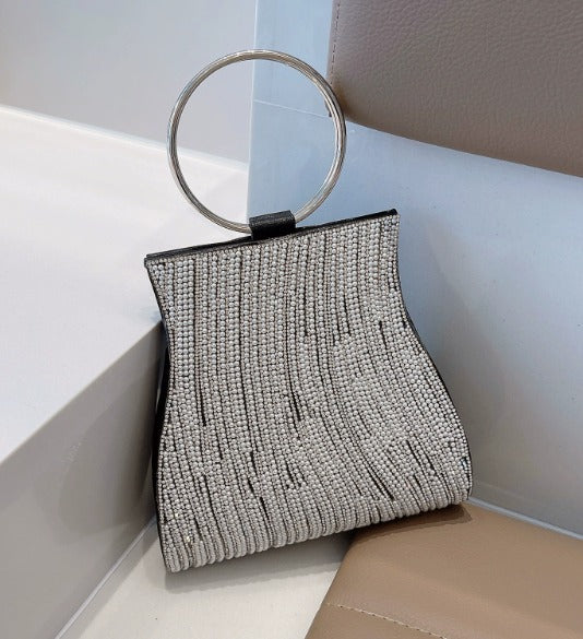 Luxe Shimmering Handbag - Elegant and Versatile  Bag - Image 10