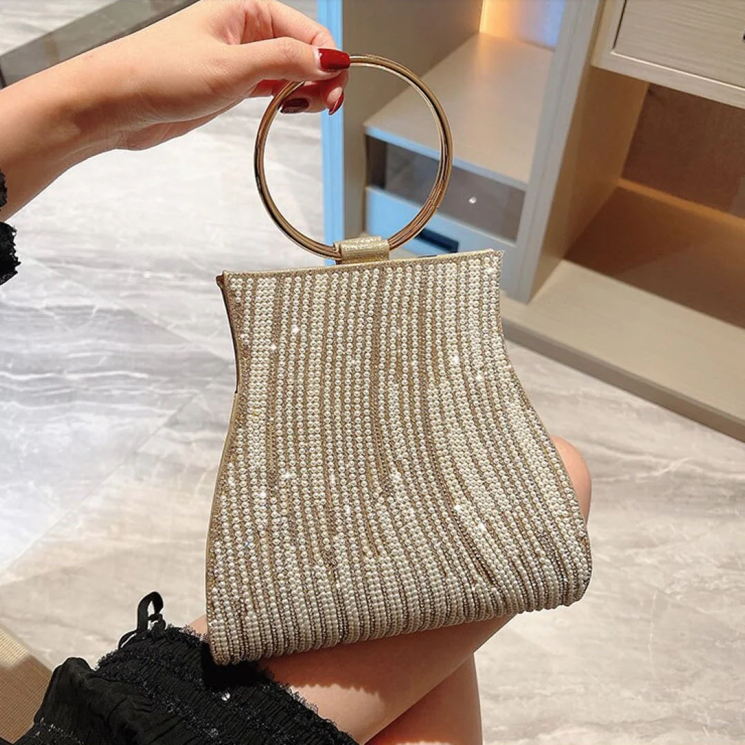 Luxe Shimmering Handbag - Elegant and Versatile  Bag - Image 5
