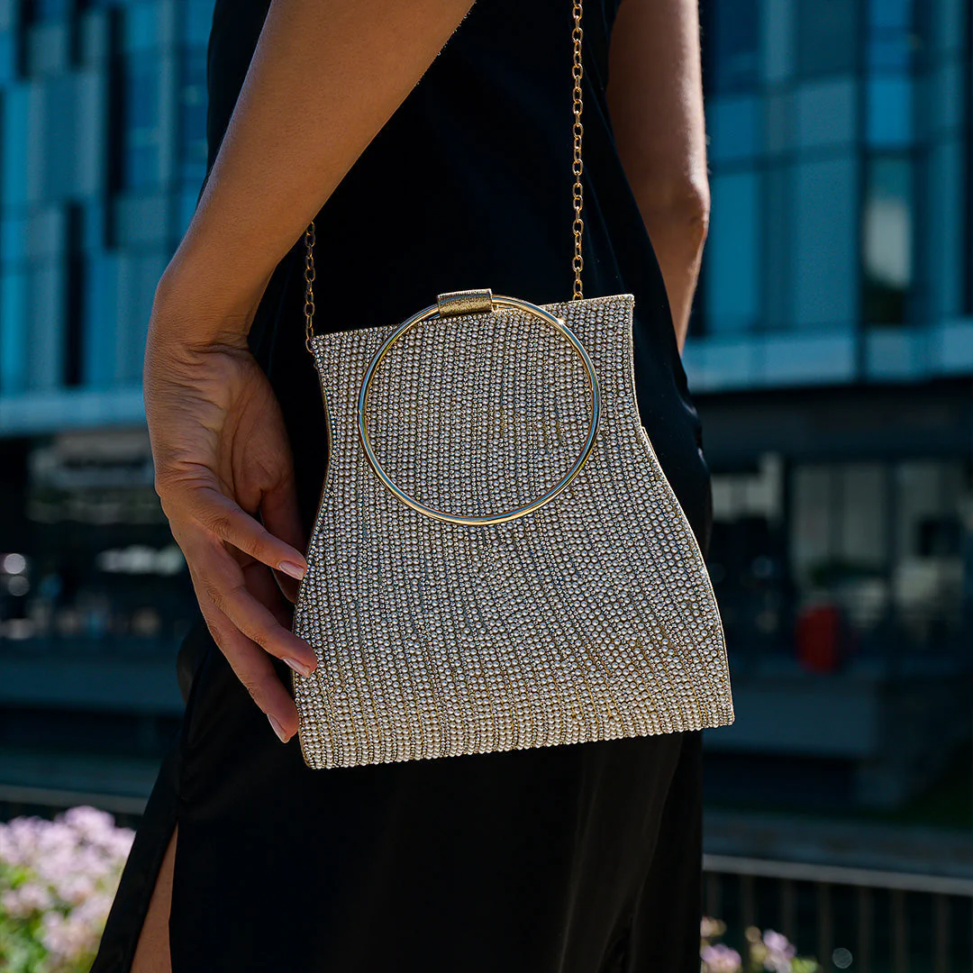 Luxe Shimmering Handbag - Elegant and Versatile  Bag - Image 8
