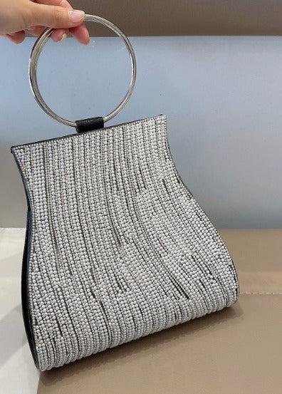 Luxe Shimmering Handbag - Elegant and Versatile  Bag - Image 9