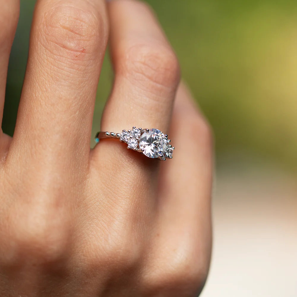 Marcella Moissanite Ring - Image 10