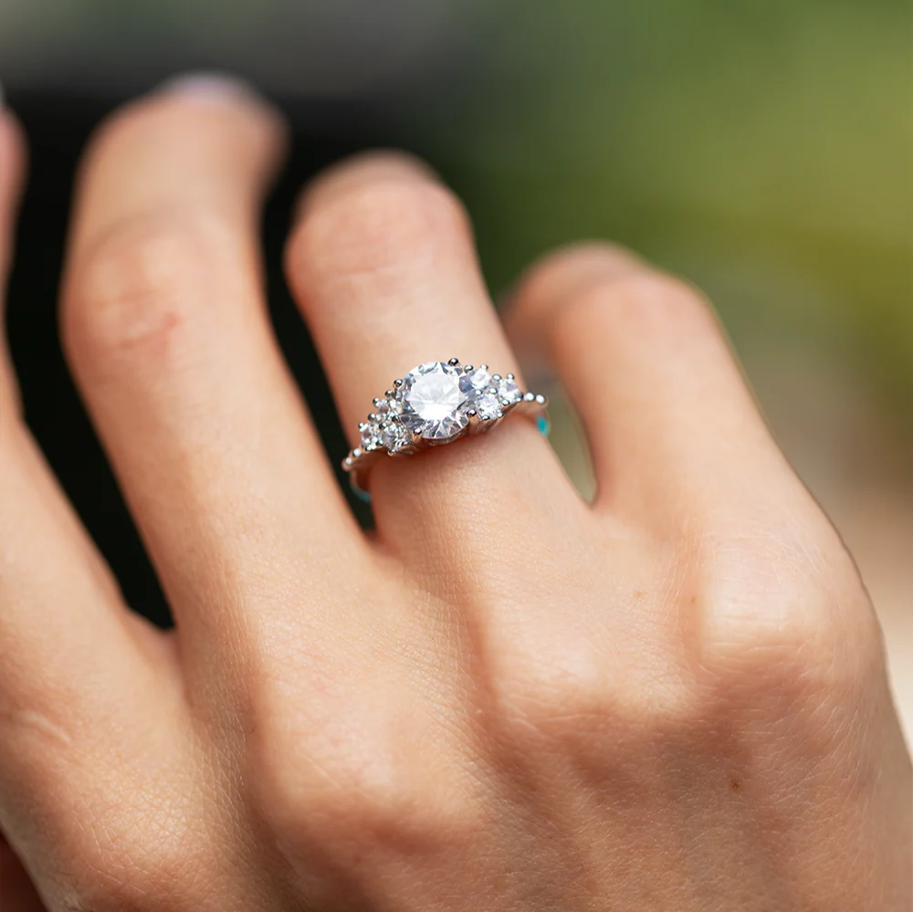Marcella Moissanite Ring - Image 12