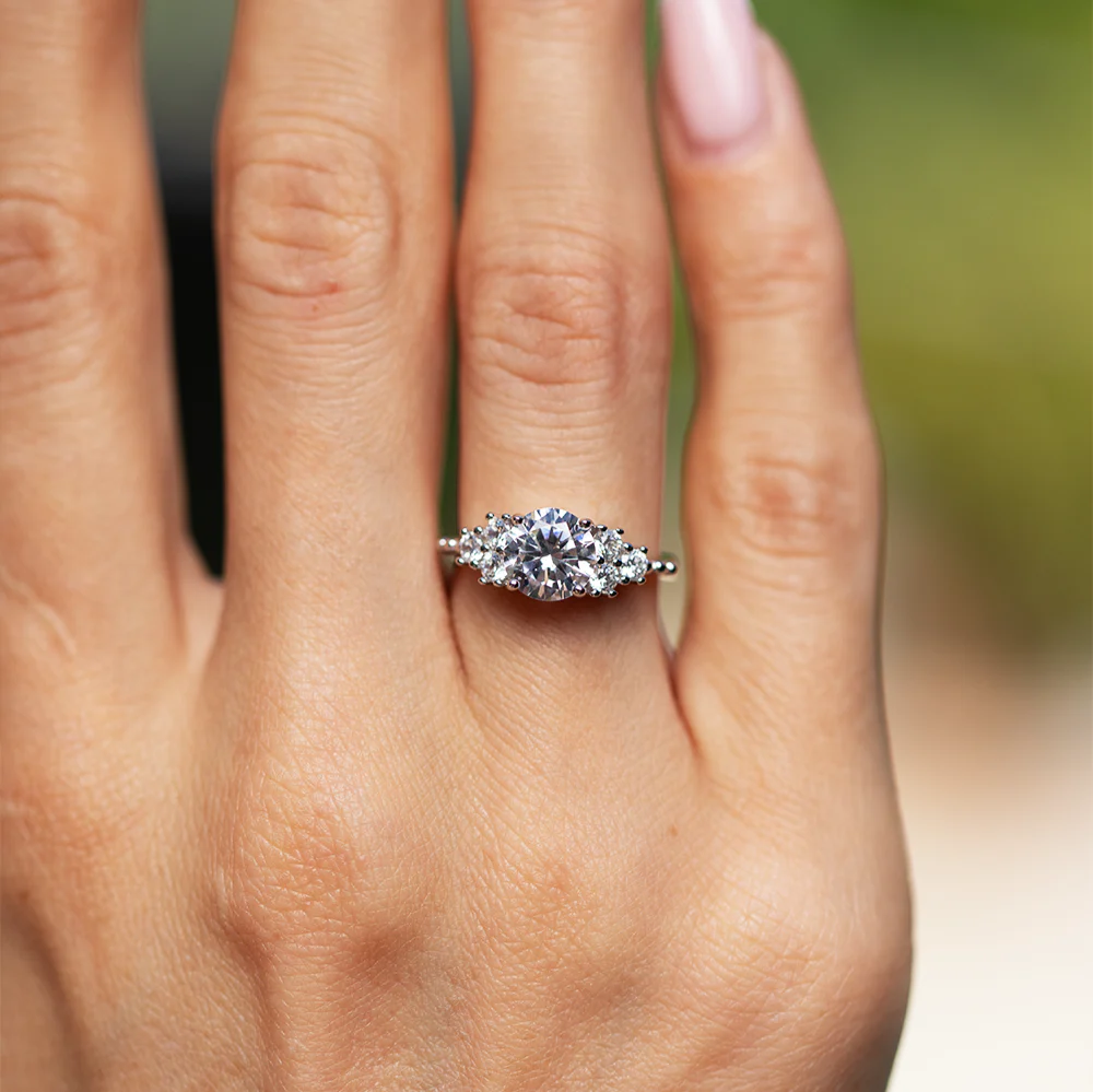 Marcella Moissanite Ring - Image 6