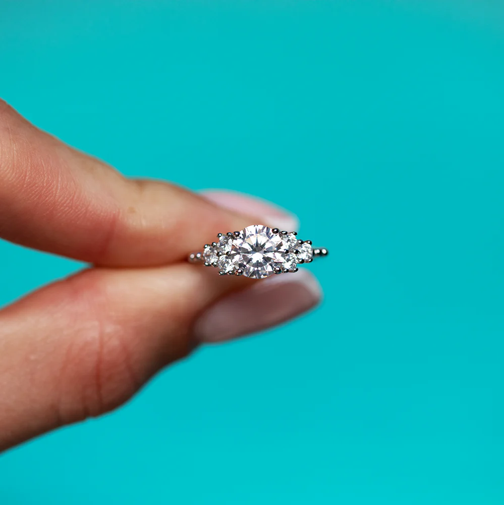 Marcella Moissanite Ring - Image 8