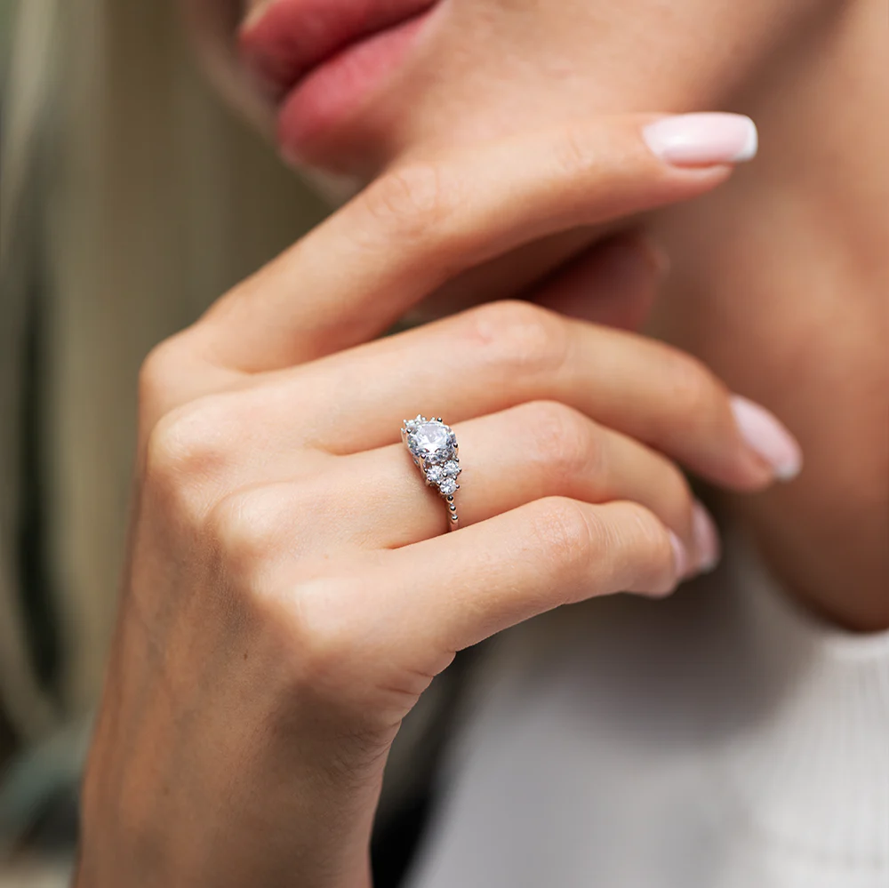 Marcella Moissanite Ring - Image 9