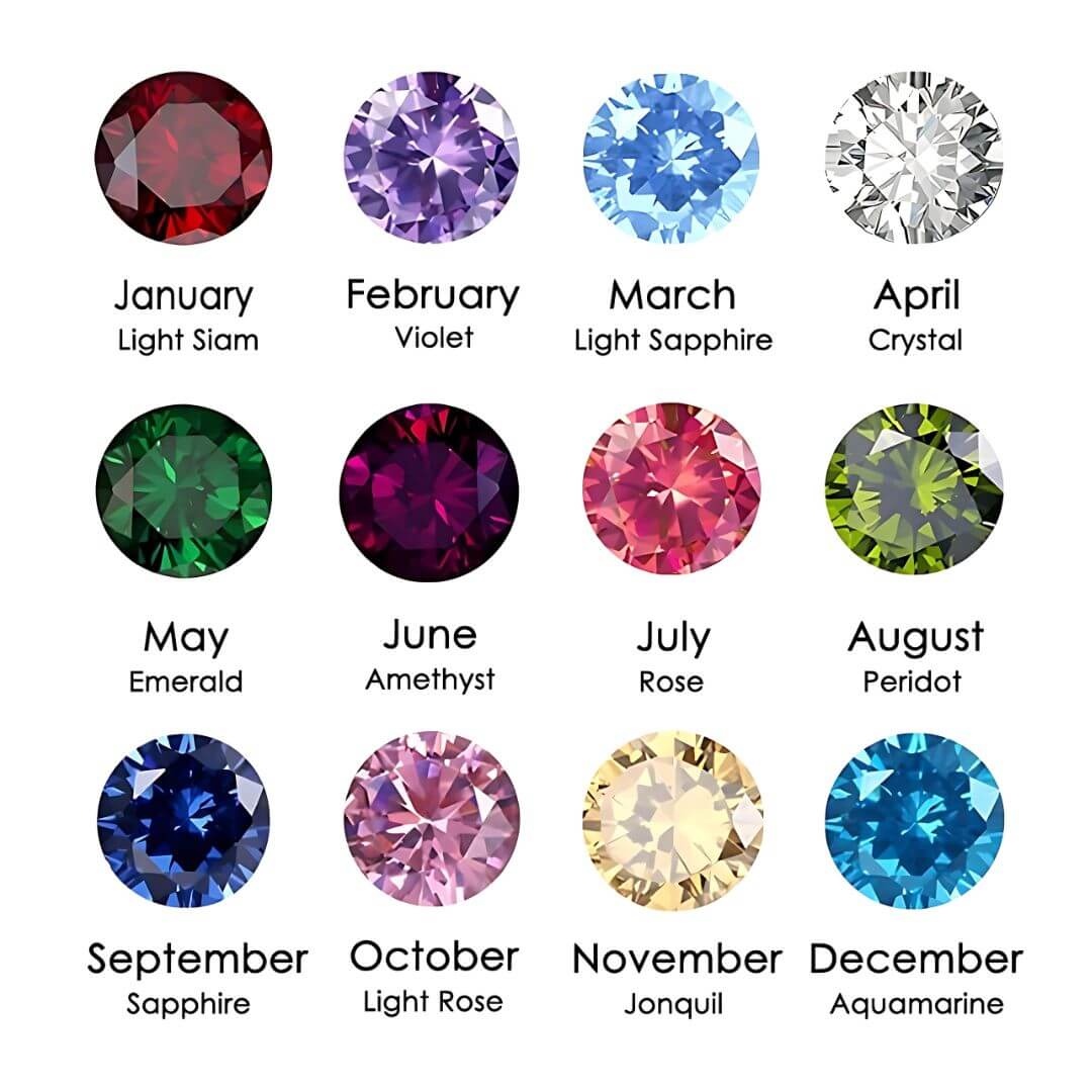 Elegant Personalized Birthstone Necklace – Customizable Gemstone Pendant Jewelry - Image 7