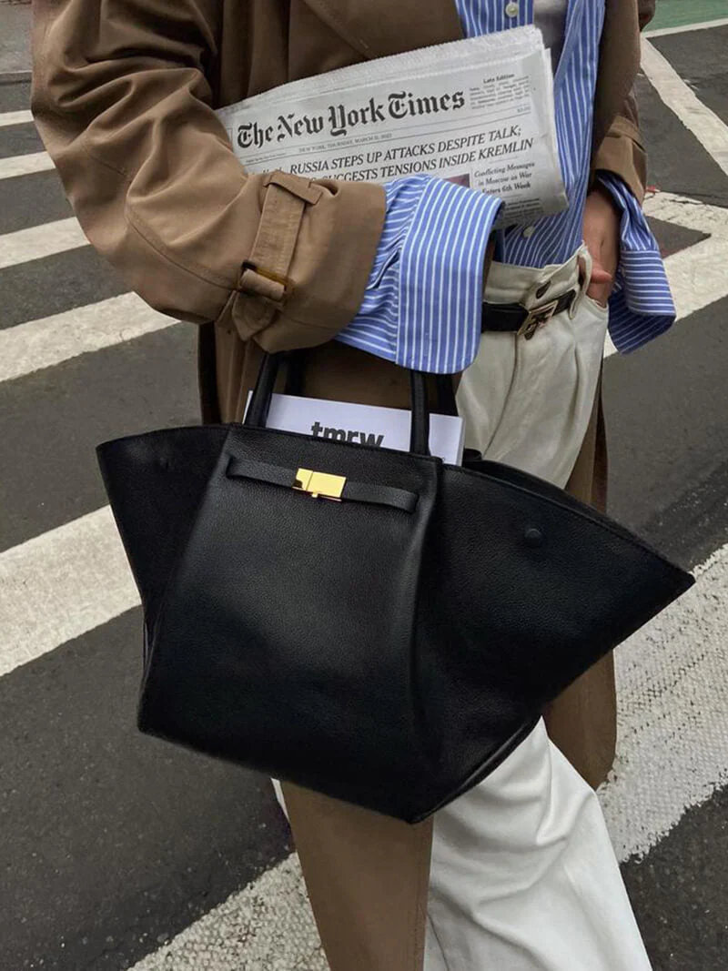 Manhattan Muse Vegan Leather Handbag - Image 6