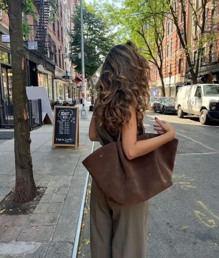 Faux Suede Tote Bag - Image 6