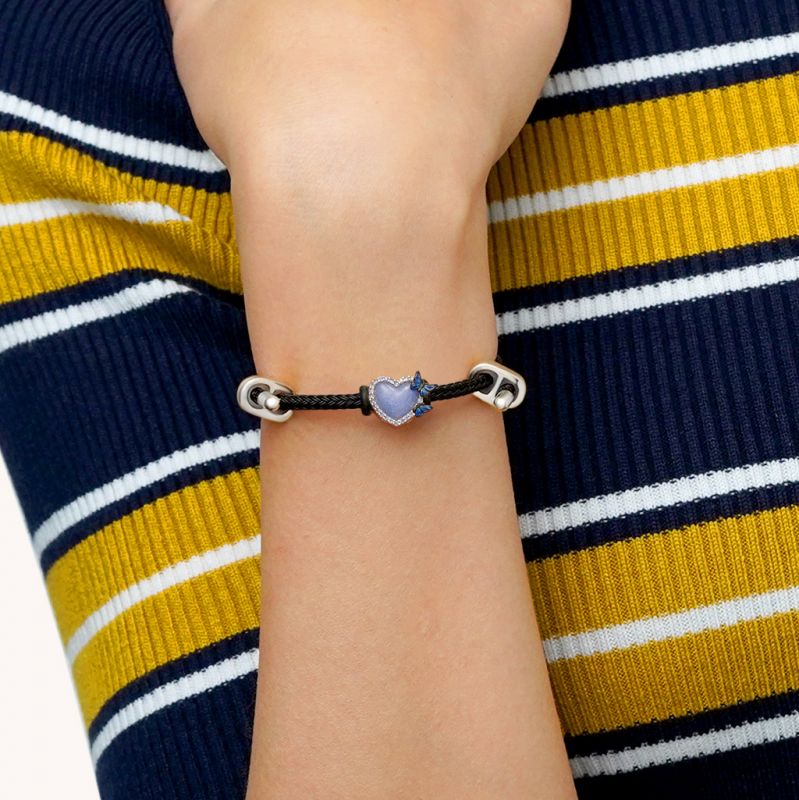 Midnight Elegance Adjustable Charm Bracelet - Image 5