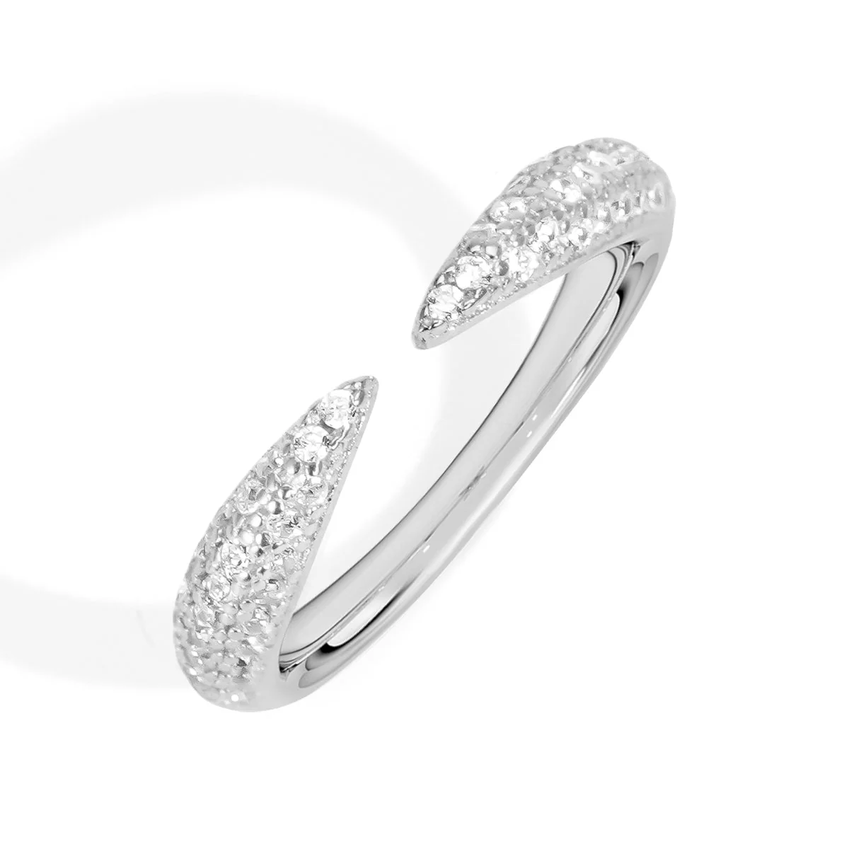 Moissanite Solitaire Engagement Ring - Image 3