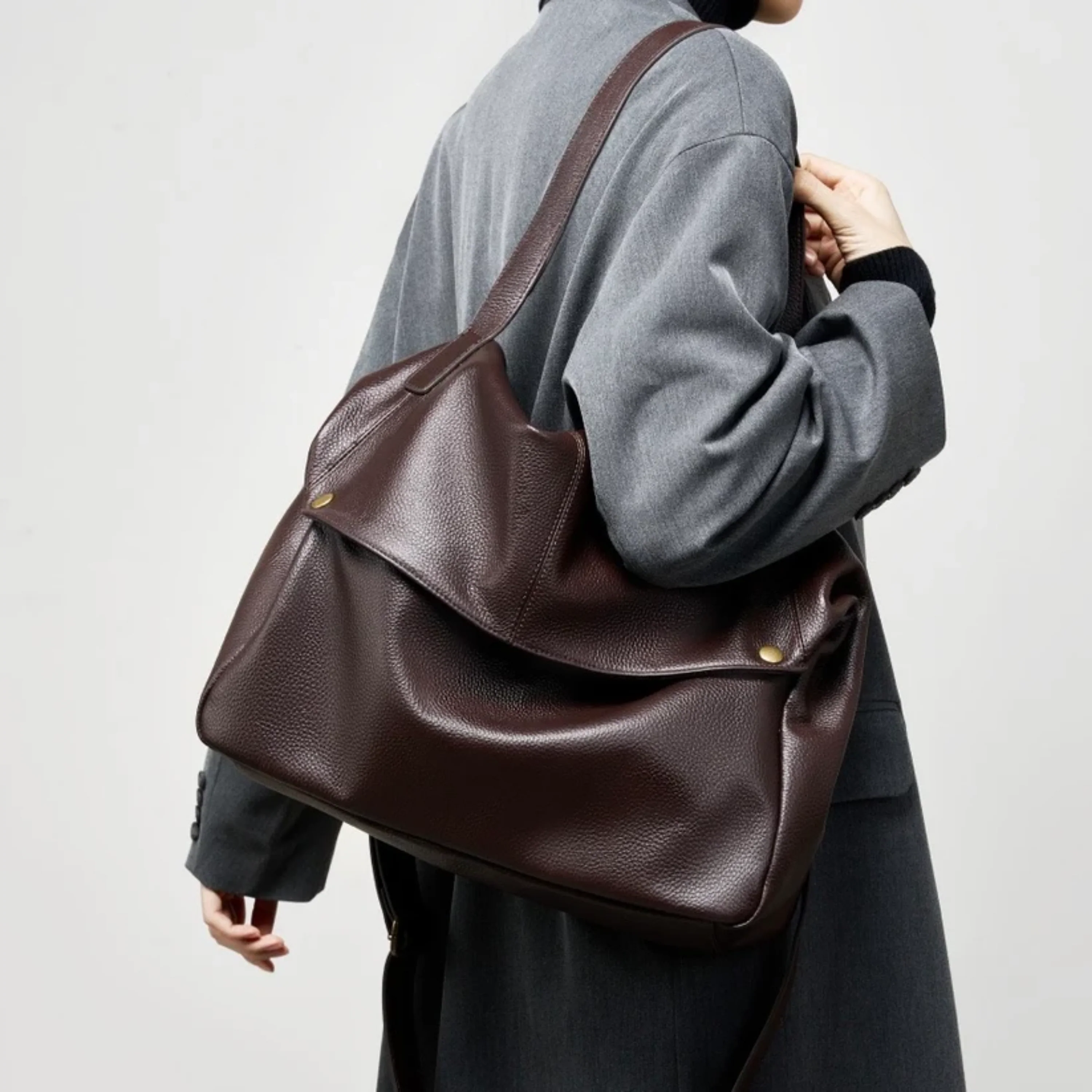 Monét Genuine Leather Tote Bag - Image 4