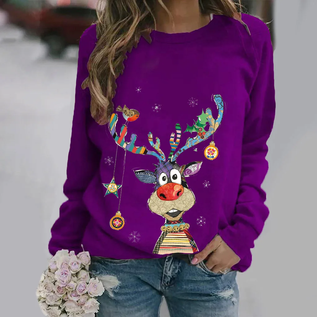 Multicolour Reindeer Sweater - Image 23
