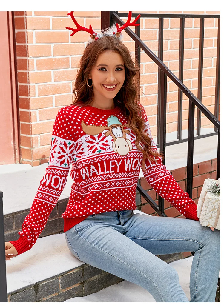 Multipattern Christmas Sweater - Image 5