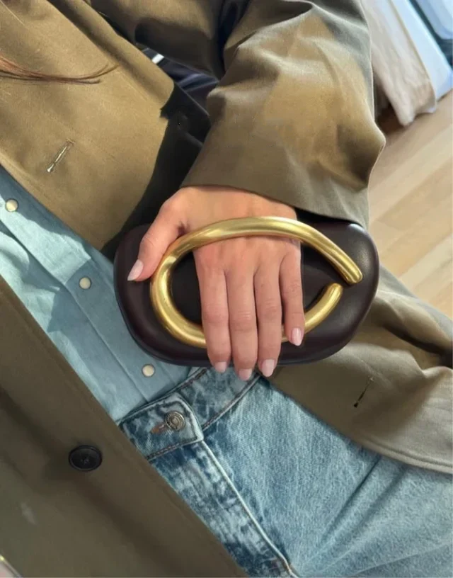 Mother-of-Pearl Box Clutch - Image 26