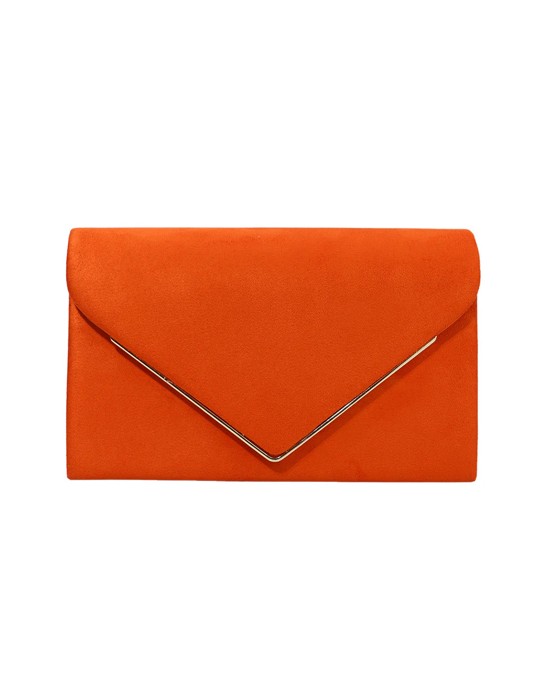 Noctura Suede Velvet Envelope Clutch - Image 4