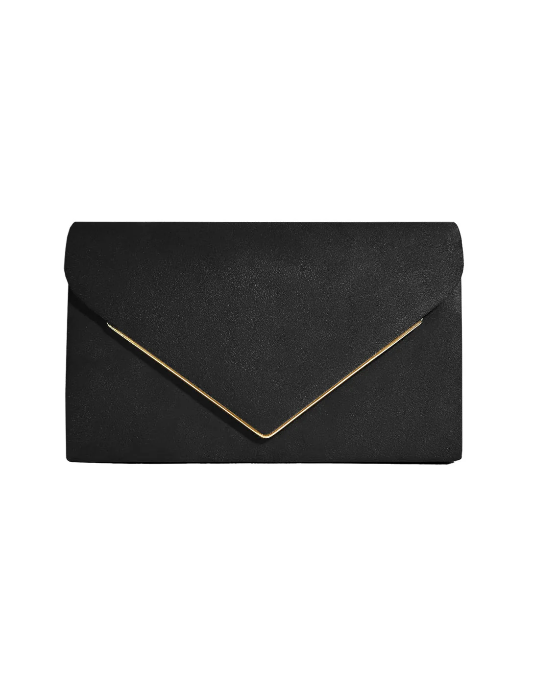 Noctura Suede Velvet Envelope Clutch - Image 5