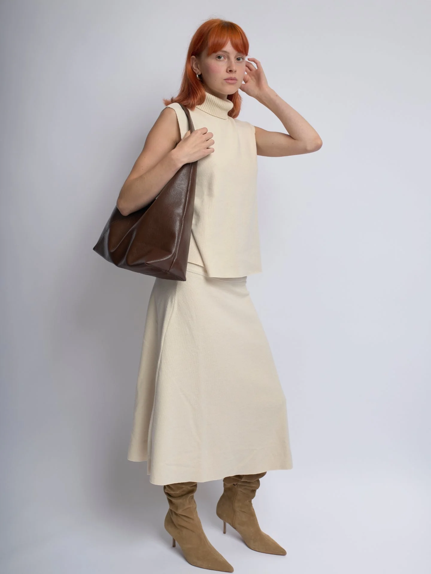 Olivia Leather Shoulder Bag - Image 13