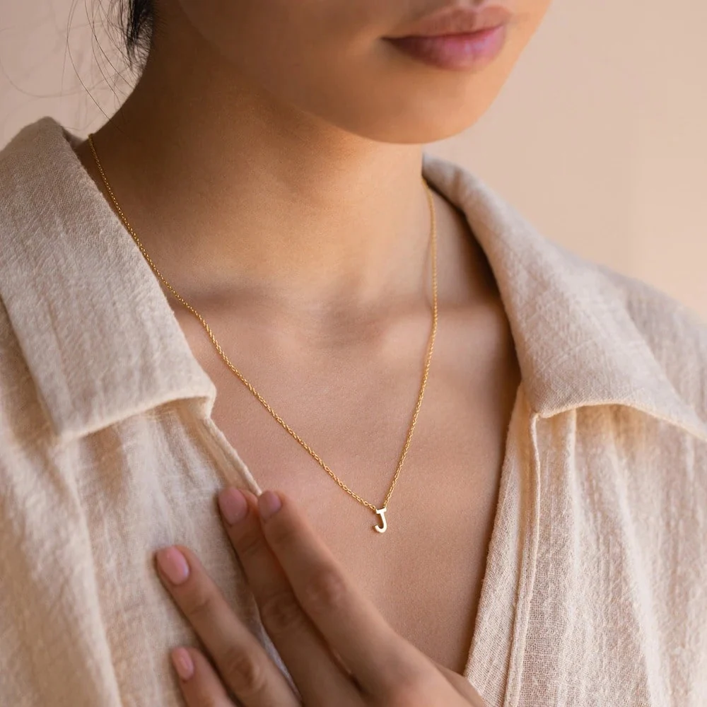 PERSONALISED CAMRYN INITIAL NECKLACE FOR WOMEN - Image 2