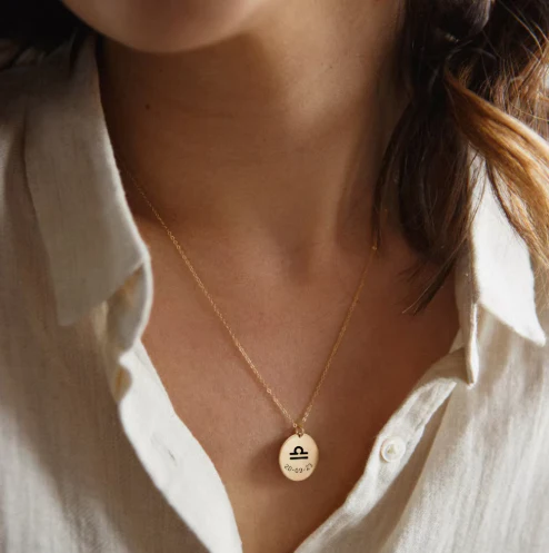 Personalised Constellation Sign Necklace with Date of Birth - Image 3