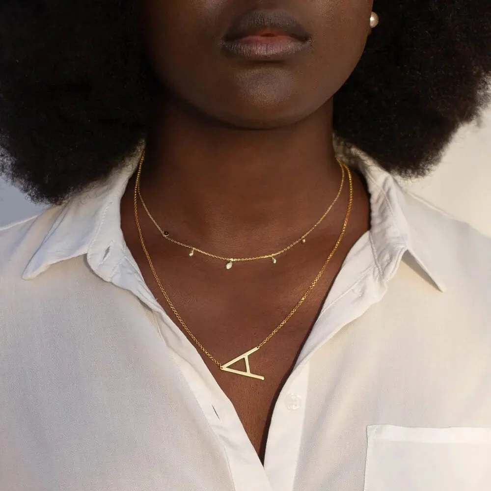 Personalised Zaria Initial Necklace - Image 3