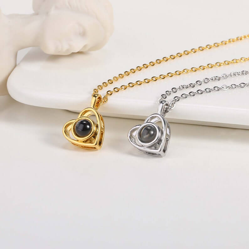 Personalized Photo Projection Necklace - Image 15