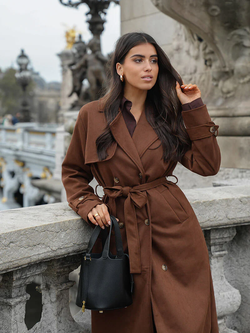 Vegan Leather Bucket Bag - Image 15