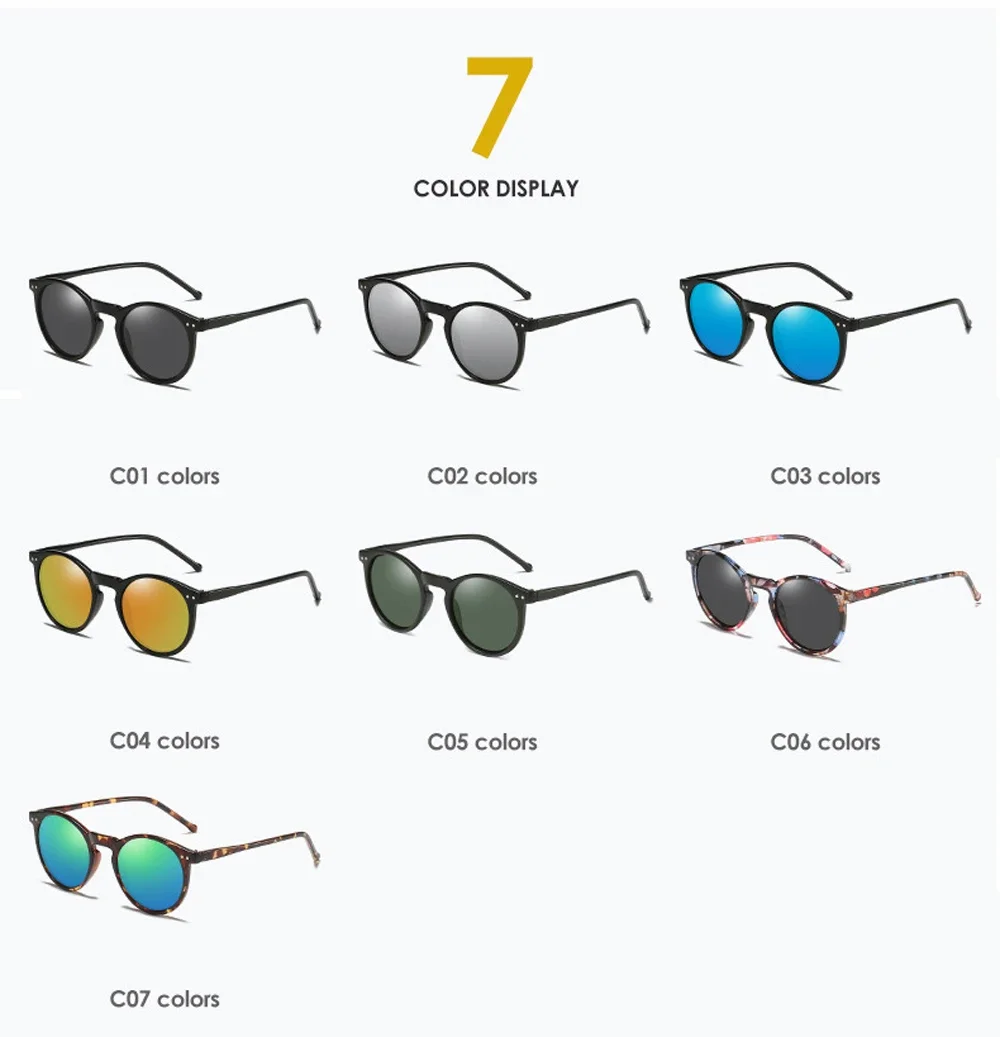 EcoChic Vintage Round Bio-Based Sunglasses - Image 9