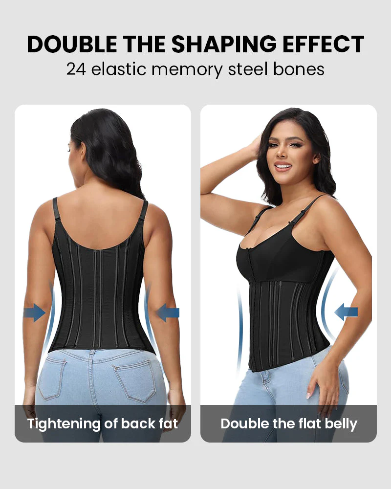 Push-Up Sculpting Corset Vest Shapewear - Image 3