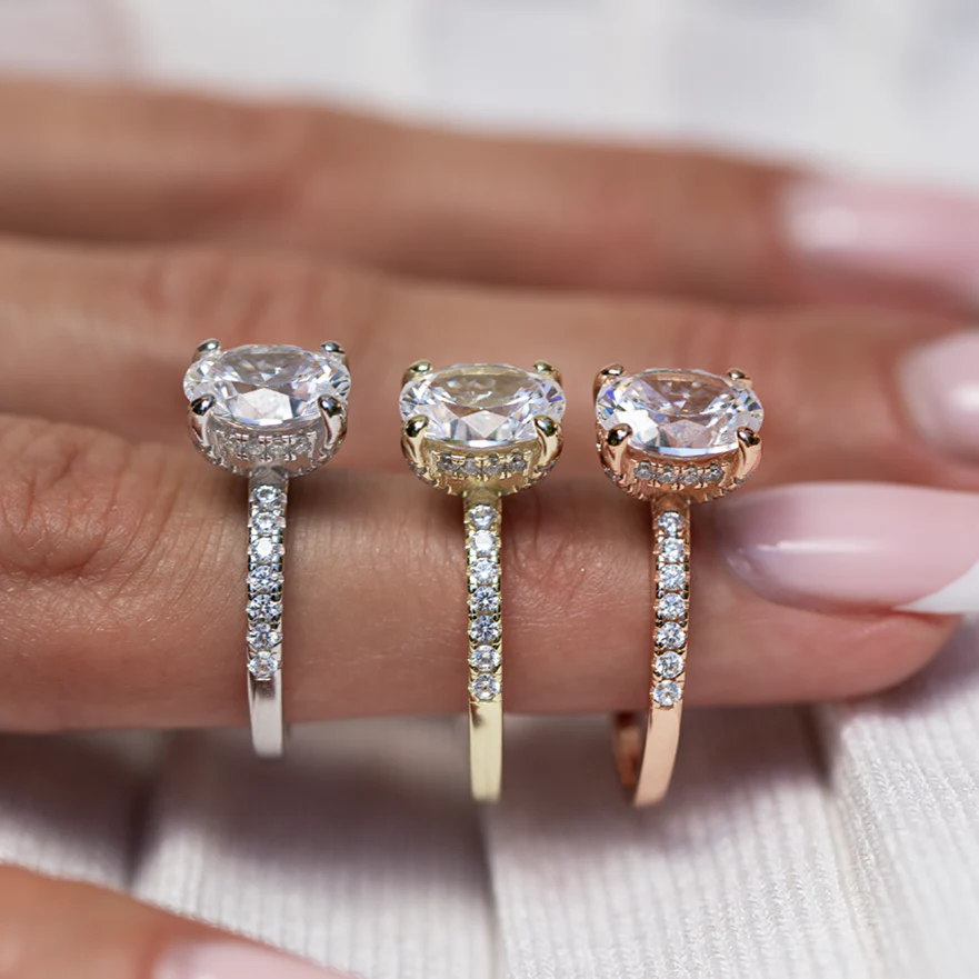 Radiant Grace - The Amara Moissanite Solitaire Ring - Image 13