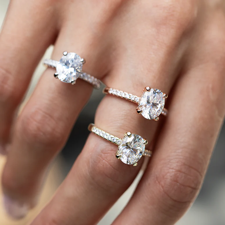 Radiant Grace - The Amara Moissanite Solitaire Ring - Image 15