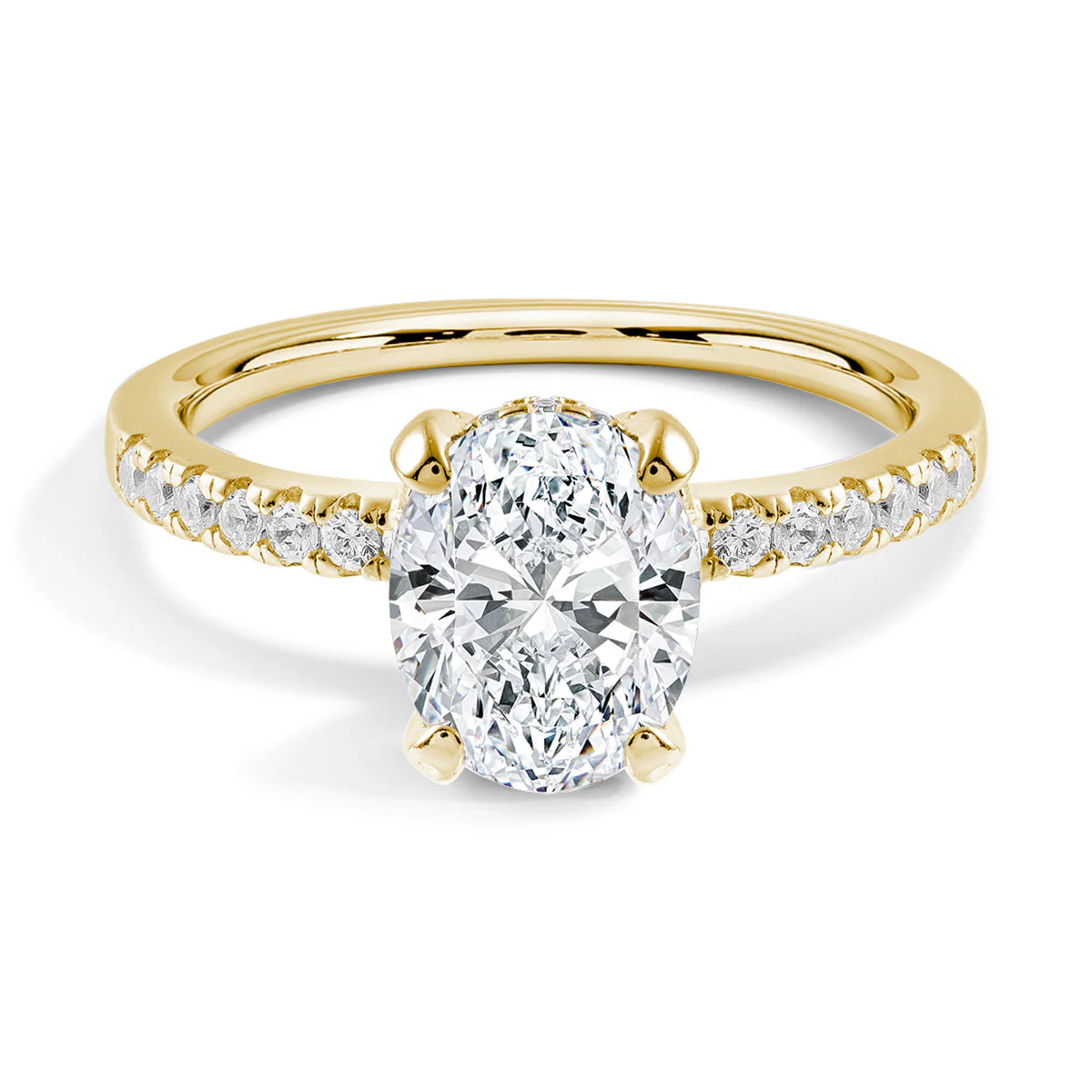 Radiant Grace - The Amara Moissanite Solitaire Ring - Image 3
