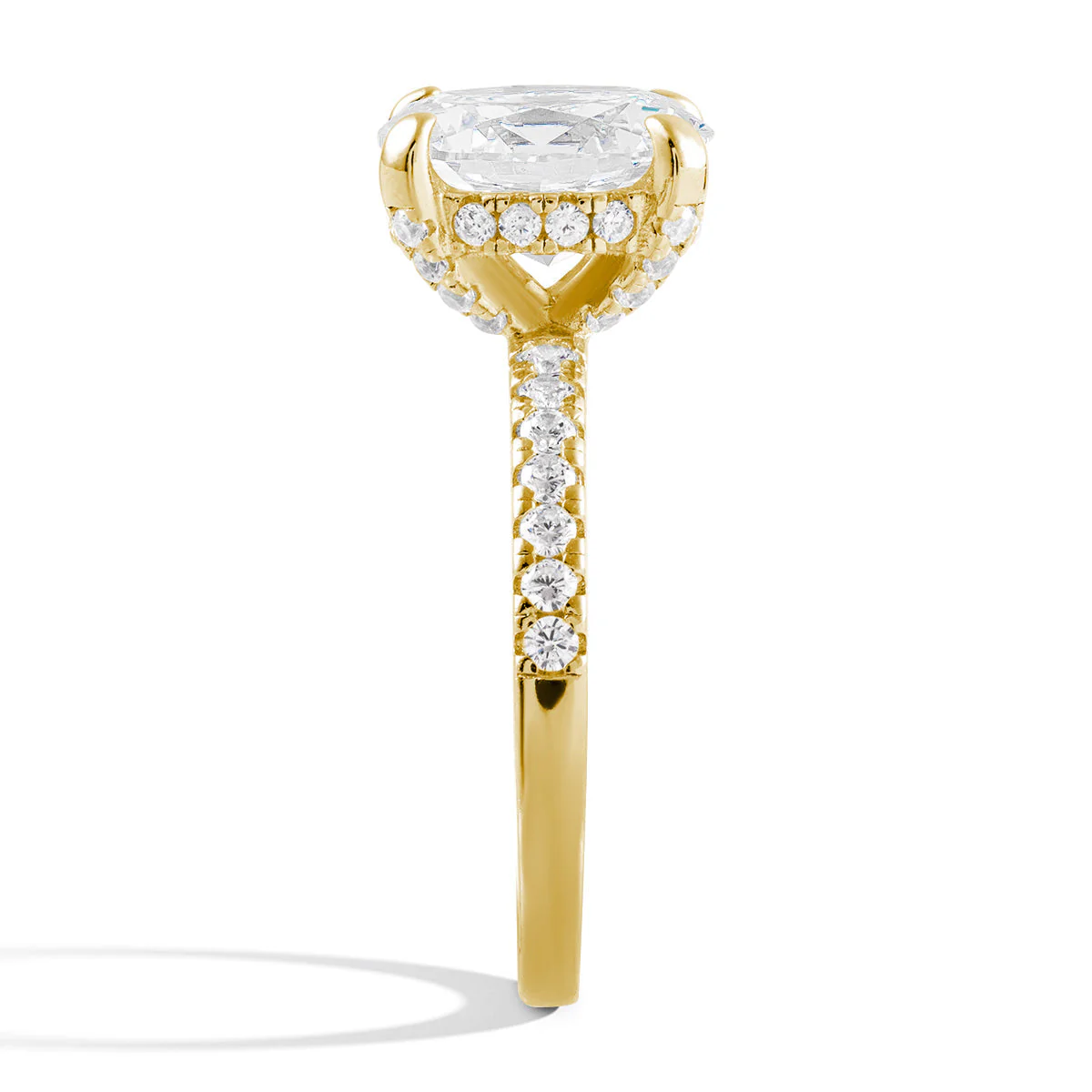 Radiant Grace - The Amara Moissanite Solitaire Ring - Image 4