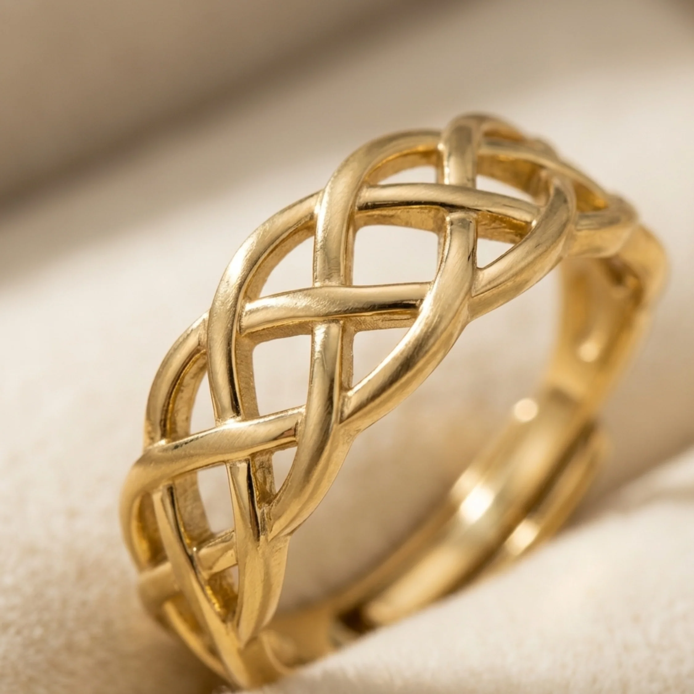 Reynia Interlace Gold Ring - Image 6