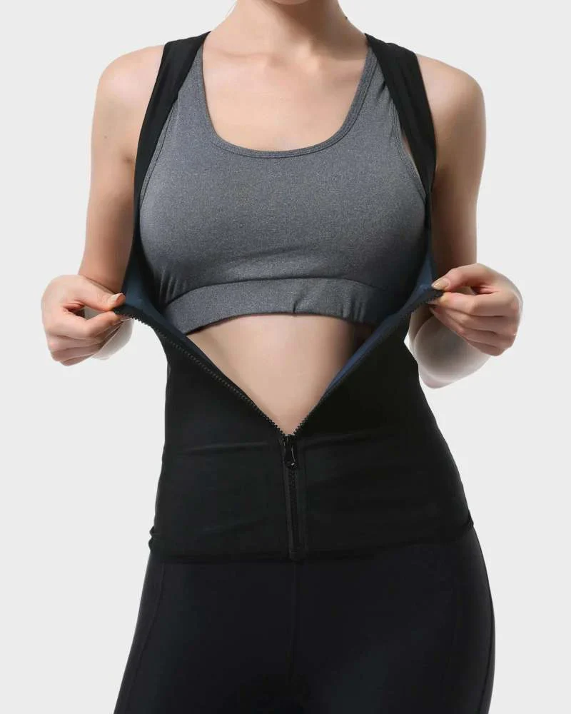 Sauna Suit Waist Trainer Vest - Image 2