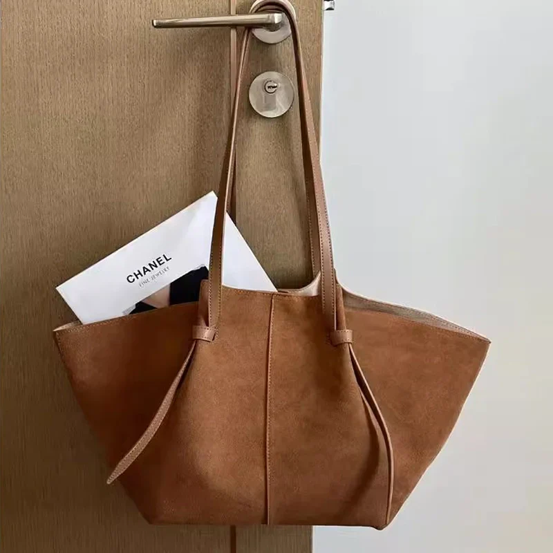 Suede Tote Bag - Image 5
