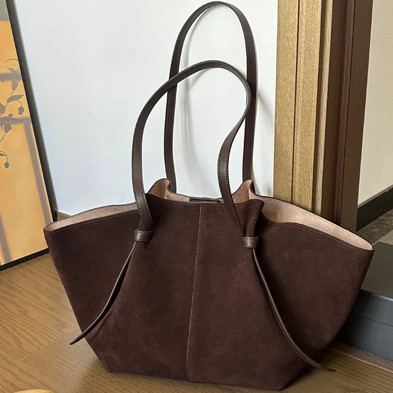 Suede Tote Bag - Image 7