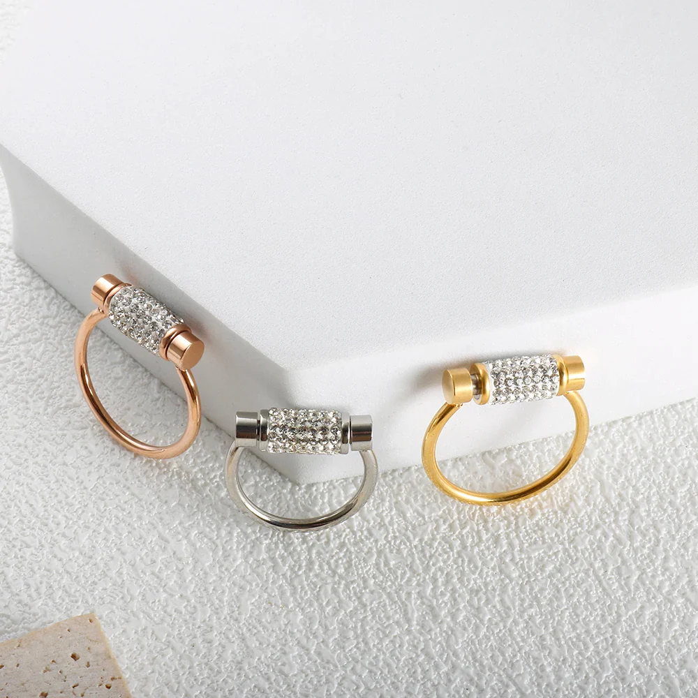 Scrolling Rotatable Anti-Stress Ring for Women - Image 2