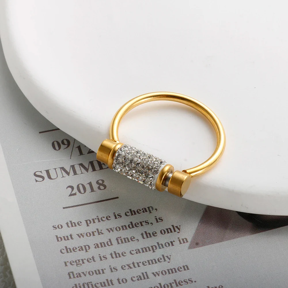 Scrolling Rotatable Anti-Stress Ring for Women - Image 3