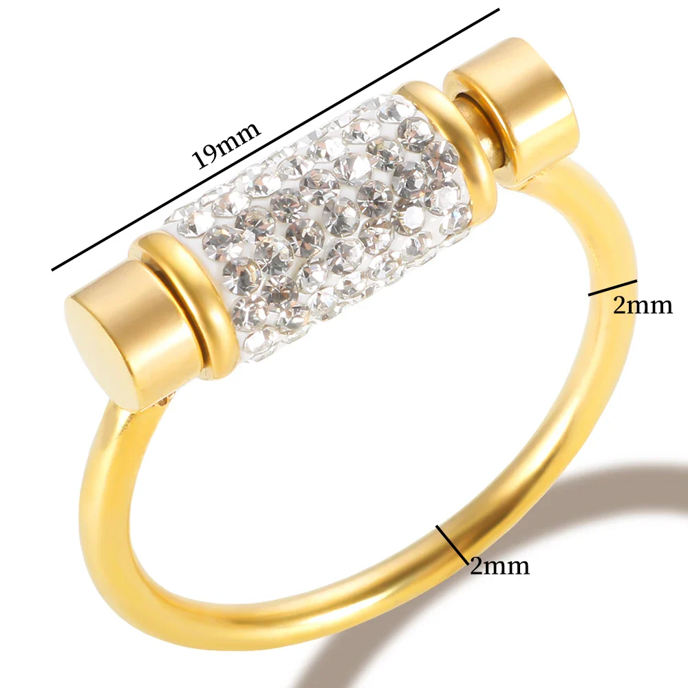 Scrolling Rotatable Anti-Stress Ring for Women - Image 6