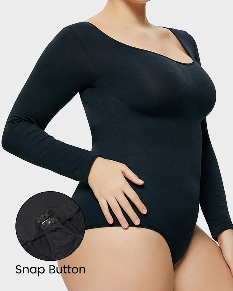 Seamless Sculpt Long Sleeve Bodysuit - Image 13