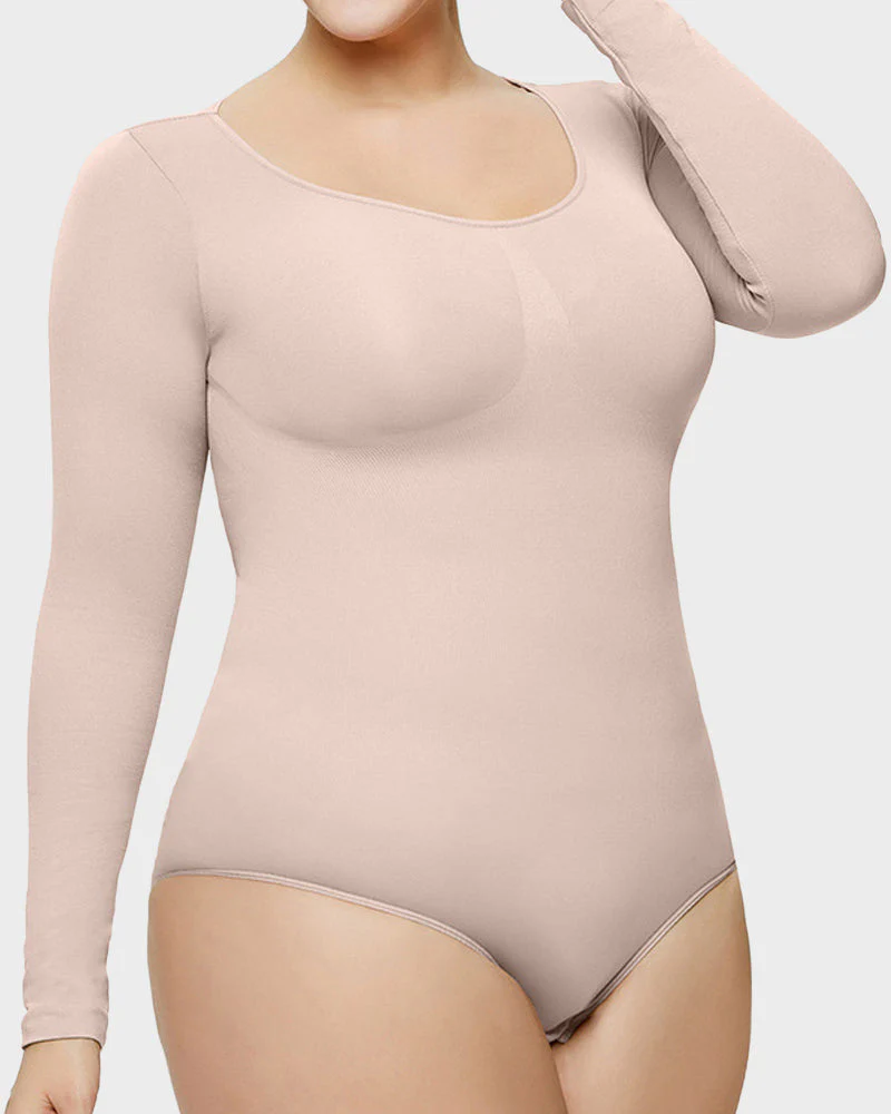 Seamless Sculpt Long Sleeve Bodysuit - Image 5