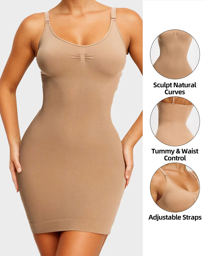 Seamless Sculpt Tummy Control Shaping Dress - Image 6