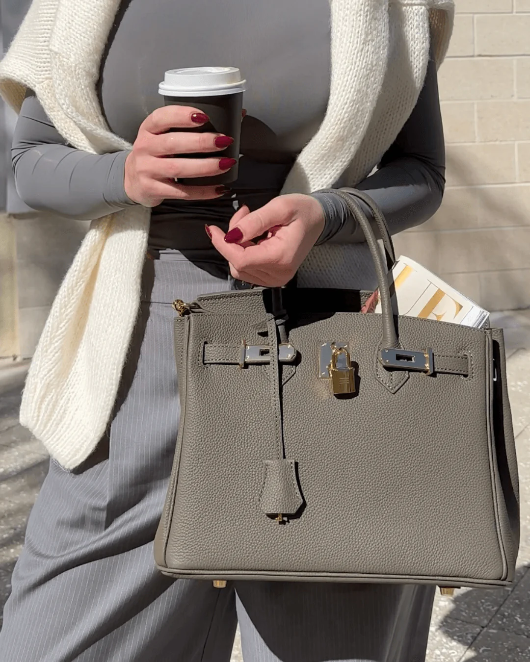 Seraphina Luxe Vegan Suede Tote - Image 11