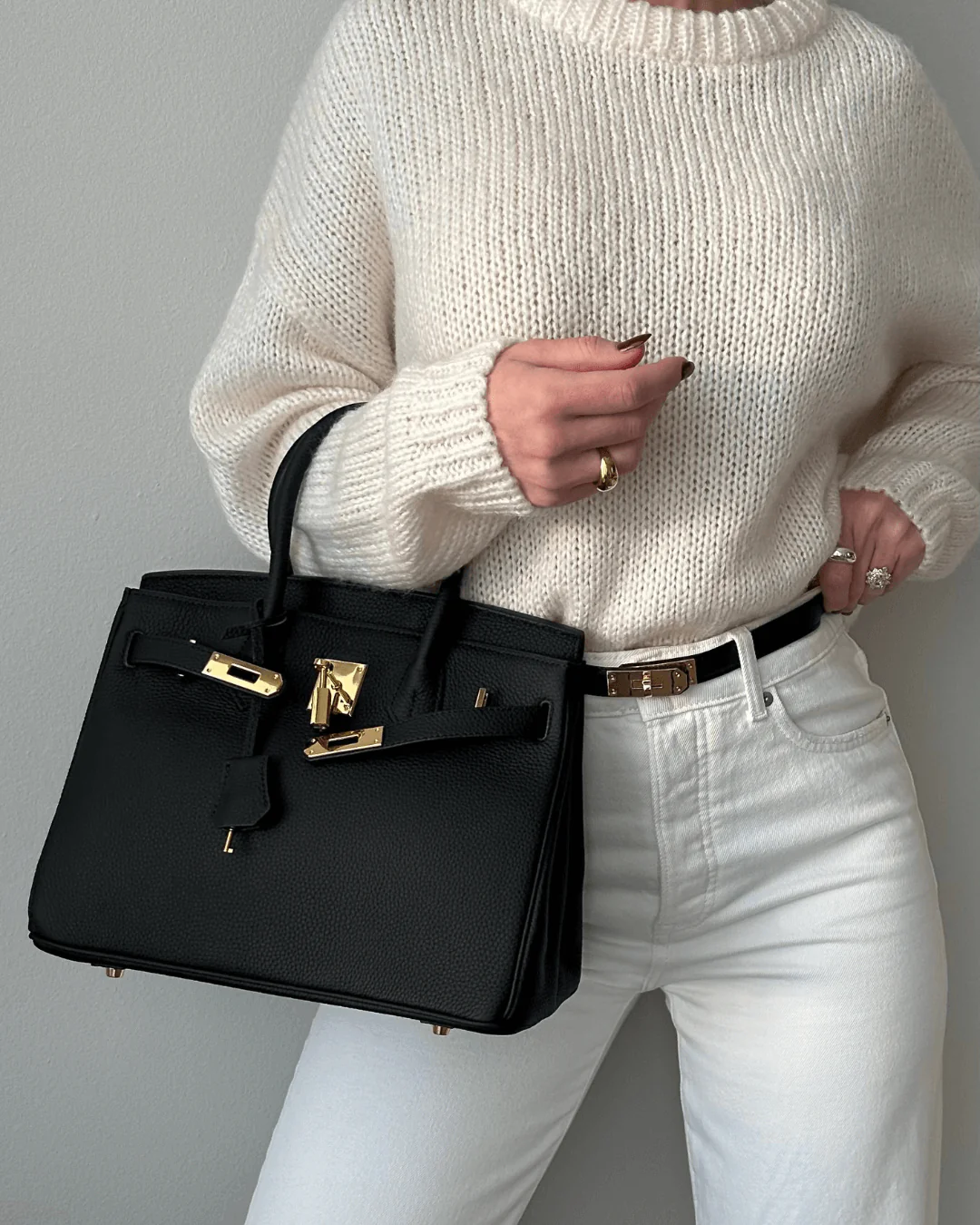 Seraphina Luxe Vegan Suede Tote - Image 8
