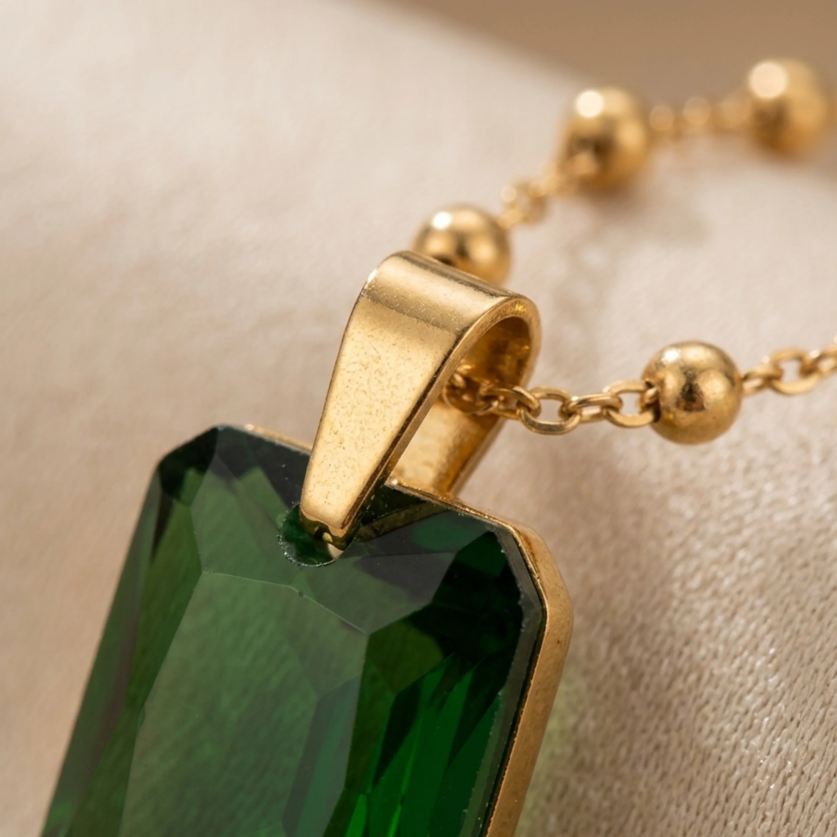 Silvana Luxe Emerald Necklace - Image 5