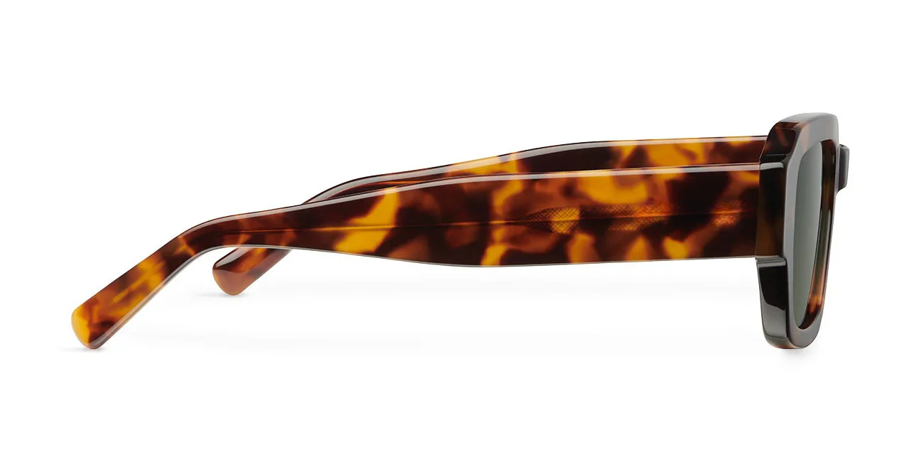 Vintage Charm Square Bio-Acetate Sunglasses - Image 5