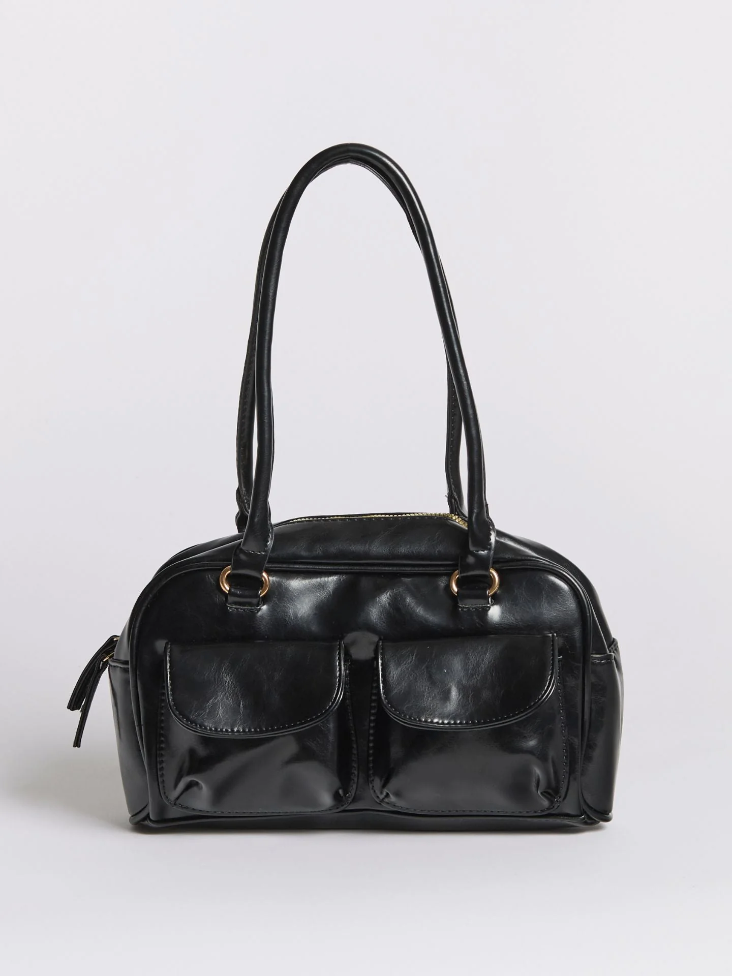Sleek Leather Tote - Image 12