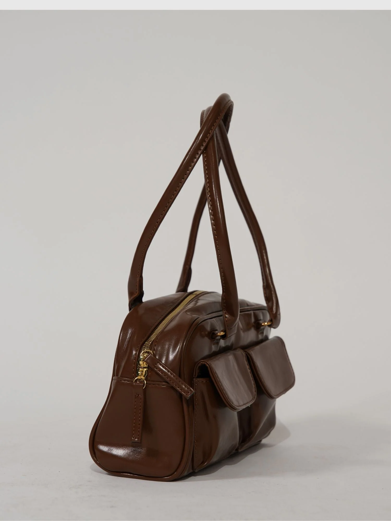 Sleek Leather Tote - Image 4