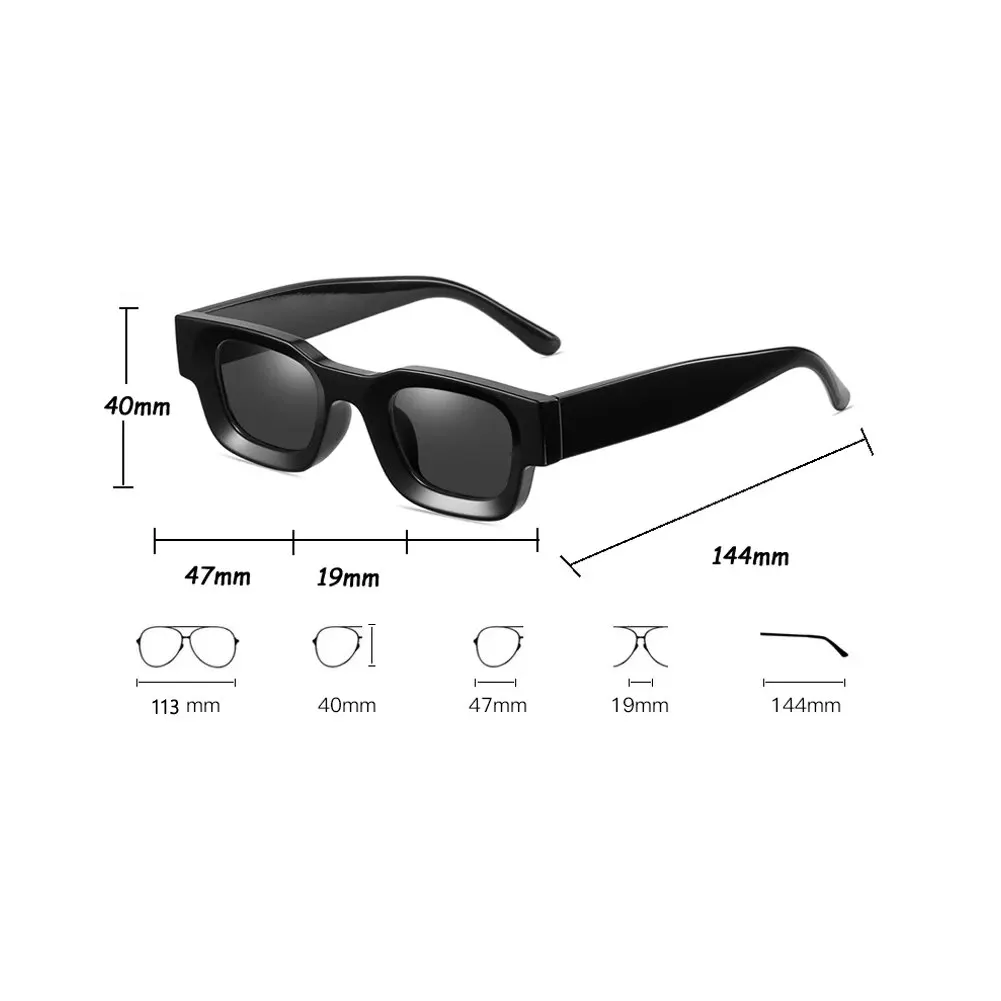 Gamal All Black Polarized Sunglasses - Image 3